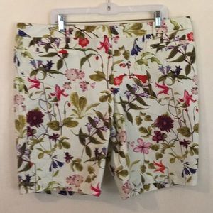 Land’s End floral shorts